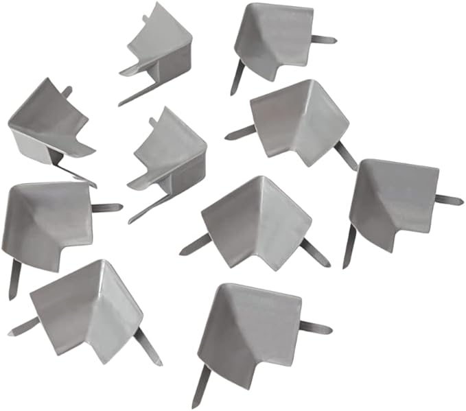 InstaTrim Inside Corners - 10 Gray 3/4" Wide Caulk Strip Inside Corner Pieces - Trim for Inside Corners - Paintable