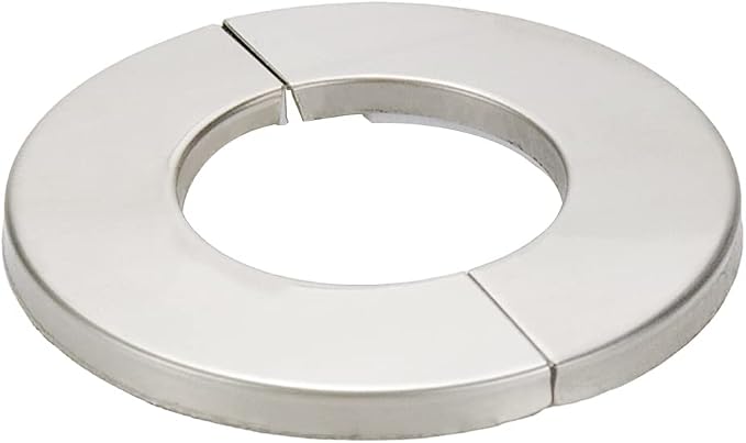 Wall Split Flange, Stainless Steel Round Escutcheon Plate for 1.33"/34mm Diameter Pipe, Pack of 4