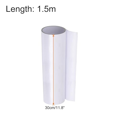 HARFINGTON Waterproof Patch Seal Tape 12" x5' Leak Repair Tape for Plastic Bucket/Basin Hoses Duct Pipes, White