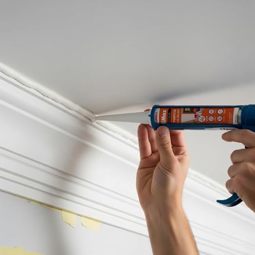 Painters Caulk for Home Improvement – Painters Acrylic Caulking White – Latex Paintable Caulk – 9.5 fl oz Cartridge (1-Pack, 1, Count)