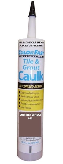 TEC Color Matched Caulk by Colorfast Ind. (Sanded) (982 Summer Wheat)