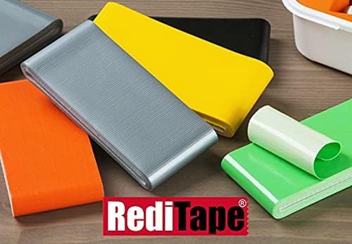 Travel Size Duct Tape Colors 2-Pack (Silver & Neon Orange) - Pocket Size Flat Mini Roll - for Repairs Outdoors Emergency Crafts - 1.88 inch x 5 Yards per Pack