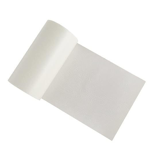 Cindy's Tape Leather Repair Patch Kit White 4 x 60 inch Leather Repair Tape Self Adhesive Patch for Furniture, Couch, Sofa, Car Seats, Chair, First Aid Vinyl Repair Kit