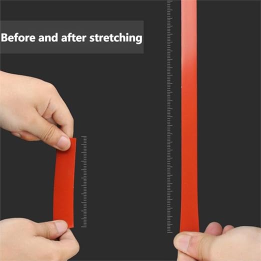 Pipe Repair Tape, 2.5cm×1m Waterproof Strong Stickness Pipes Repair Supply for PVC PPR Pipe Metal Pipe Iron Casting Pipe Ceramic Glass and more(Red)