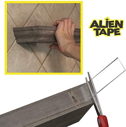 ALIEN TAPE Nano Double Sided Tape, 21-ft Multipurpose Removable Adhesive Transparent, Grip Mounting Washable Strong Sticky Heavy Duty for Carpet Photo Frame Poster Décor - As Seen On TV