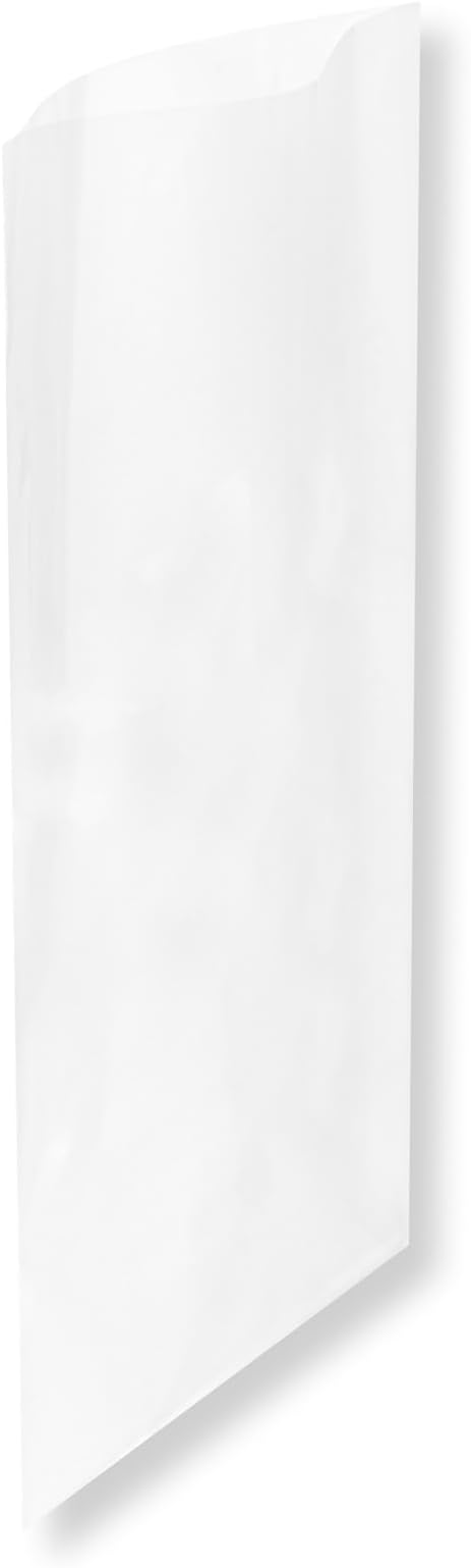 Restaurantware 14 Inch x 7 Inch Heat Seal Bags 100 High Clarity Resealable Pouches - No Flap Recyclable Clear Plastic Resealable Bags Heat Sealable For Snacks Or Meals