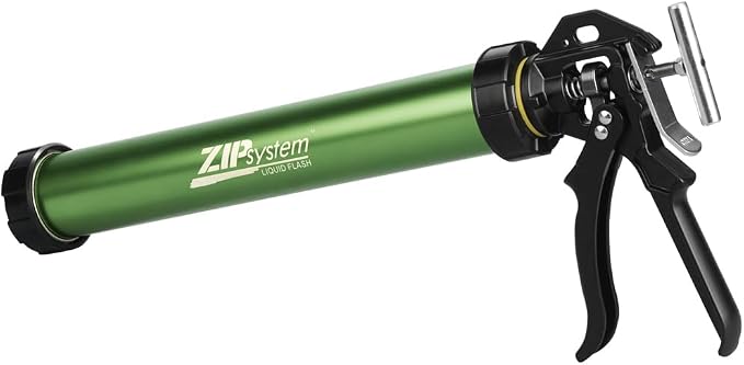 ZIP System Liquid Flash Sausage Applicator - Professional-Grade Aluminum Barrel Caulk Gun - 18:1 Thrust Ratio - Rotating Barrel Applicator - 20 oz Sausage