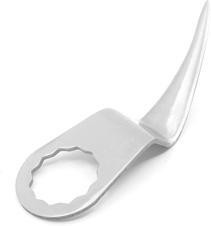 Jitterbug Air Windshield Remover Blades 52mm Bent Curved Blade Pneumatic Scraper Auto Glass Adhesive Cut-Out Knife for Cutting Car Doors Window Sealant Windshield Windscreen Weatherstripping Glue 1pk