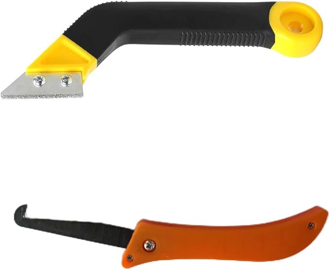 TopHomer 9 Pack Grout Removal Tool Kit, Tile Grout Saws with 7 Extra Blades, Hand Grout Saw, Ideal for Tile Gap Cleaning and Repair