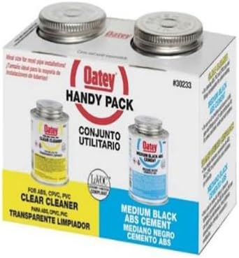 Oatey 30252 4 OZ Medium Black Cement 4OZ BLK ABS Weld Kit