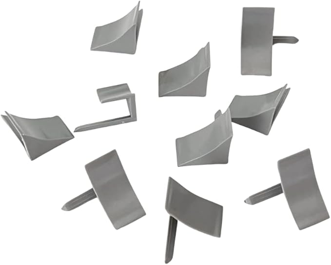 InstaTrim End Caps - 10 Gray 3/4" Wide Caulk Strip End Cap Pieces - Trim for Corners - Paintable