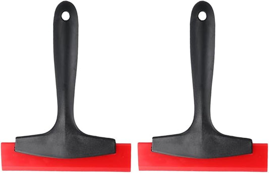 2PCS Multifunction Silicone Cleaning Scraper Squeegees Shovel Tile Gap Filling Tool Grout Scrapers Car Film Glass Water Snow Ice Trowel Remover