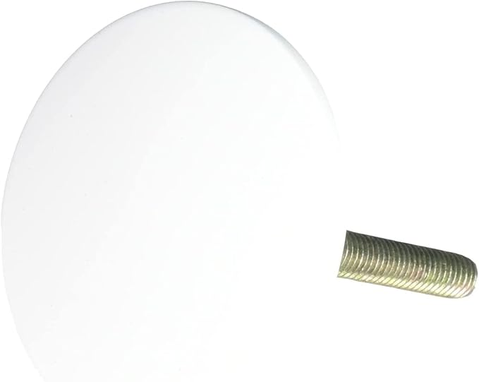 Westbrass 2" Kitchen Sink Hole Cover, Powder Coat White, D202-50
