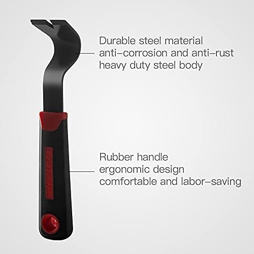 Tile Removal Tool,Wood Trim Removal Tool,Removal Multi-Tool for Commercial Work,Flat Pry Bar,Baseboard Removal Tool for Removing Wood Floor,Tiles,Nail Pulling