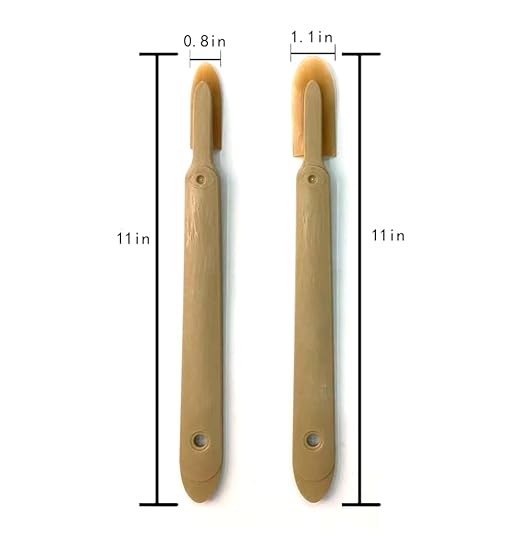 Caulk Caulking Silicone Sealant Finishing Tool Spreader Spatulas Applicator Rubber Tools 2 Size Set (0.8 Inch, 1.1 Inch)