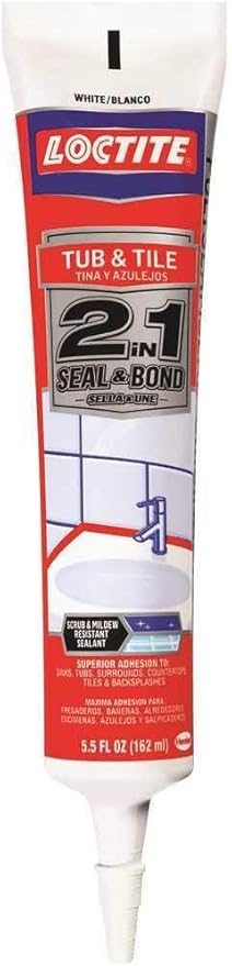 Loctite Polyseamseal Tub & Tile Adhesive Caulk 5.5 Ounce