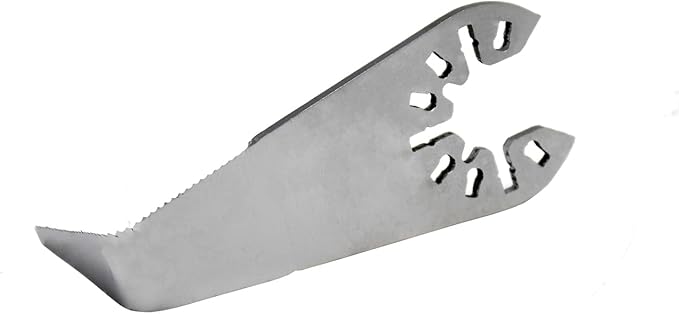 2PCS Cold Knife Blades Windshield L-Shaped Cutting Blade for Auto Glass Car Windows Sealant Adhesive Cutter - Fit Most Major Brands of Oscillating Tool