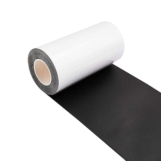 Leather Repair Patch Tape Kit Black 4 x 60 inch Self Adhesive Leather Repair Patch for Furniture, Couch, Sofa,Car Seats,Computer Chair, Vinyl Repair Kit