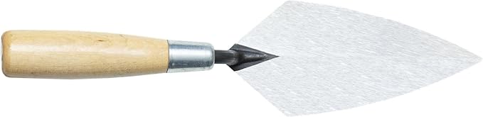 MARSHALLTOWN Pointing Trowel, 6 x 2 3/4 Inch Inch Blade, Philadelphia Pattern, Single Piece High Carbon Steel, Wooden Handle, Repair Mortar Joints, Masonry, Made in the USA, 45 6