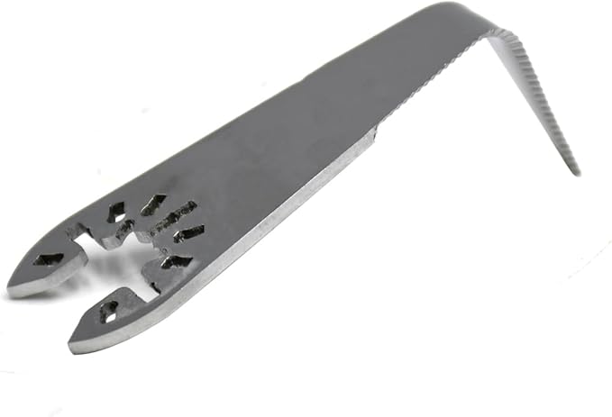 2PCS Cold Knife Blades Windshield L-Shaped Cutting Blade for Auto Glass Car Windows Sealant Adhesive Cutter - Fit Most Major Brands of Oscillating Tool