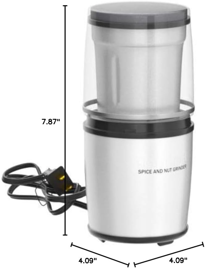 Cuisinart SG-10 Electric Spice-and-Nut Grinder, Stainless/Black