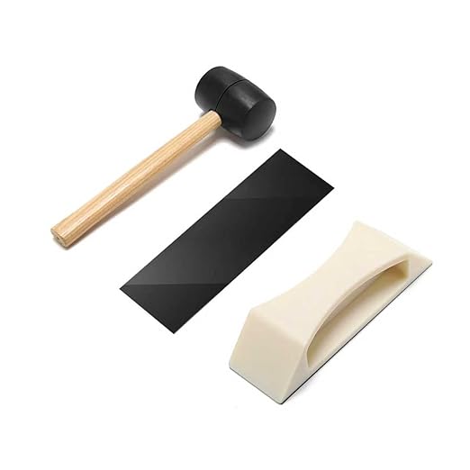 Floor Gap Fixer Tool – Easy Plank Grabber with Mallet & Washable Pads, Quick Flooring Tools for Laminate, Vinyl & Hardwood Repair at Home-White