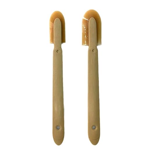 Caulk Caulking Silicone Sealant Finishing Tool Spreader Spatulas Applicator Rubber Tools 2 Size Set (1.4 Inch, 1.7 Inch)