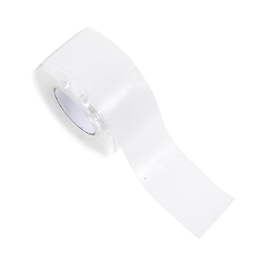 BESTOYARD 1 Roll Wide Water Pipe Leak Repair Tape Long White Leak Sealer Tape Adhesive for Plumbing Hose Repair Waterproofing Silicone Rubber