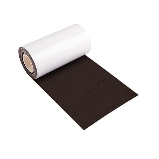 Leather Repair Patch Tape Dark Brown 3 x 60 inch Self Adhesive Leather Repair Tape for Furniture, Car Seats, Couch, Sofa, Office Chair, Vinyl Repair Kit