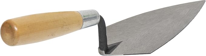 MARSHALLTOWN Pointing Trowel, 6 x 2 3/4 Inch Inch Blade, Philadelphia Pattern, Single Piece High Carbon Steel, Wooden Handle, Repair Mortar Joints, Masonry, Made in the USA, 45 6