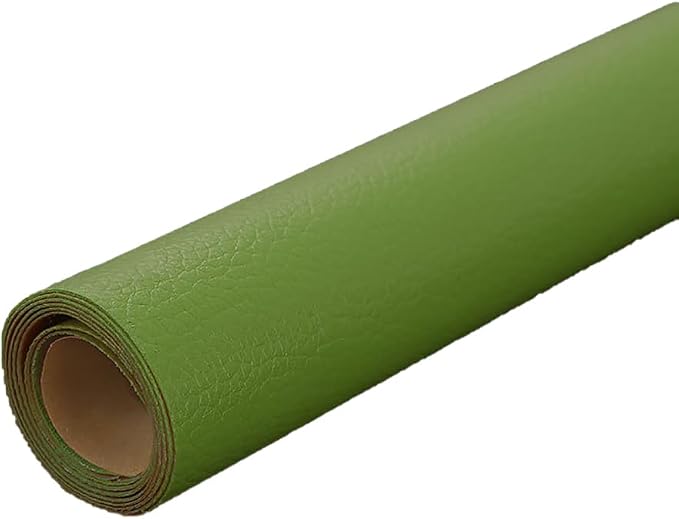 Green Leather Repair Patch, 53.9 x 13.7 Inch Self Adhesive Leather Repair Tape, Large Vinyl Leather Repair Kit for Furniture, Car Seats, Sofats, Couch, Office Chair