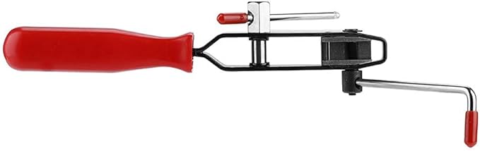 CV Joint Ear Clamp Banding Tool with Cutter, ESreake Auto Vehicle Tools Cut-Off Pliers Use for Car Repair, 10mm Fuel Hose, Cooling System, Vacuum Hoses Clamping (CV Joint Banding Tool with Cutter)