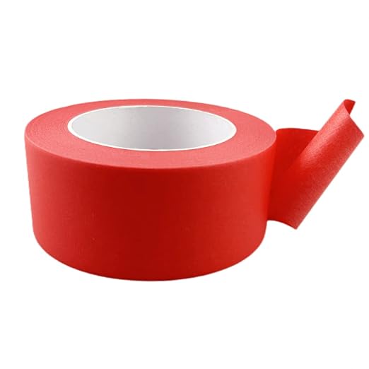 2 Inch Red Wide Masking Tape, 2 Inch X 55 Yard | Red Painters Tape