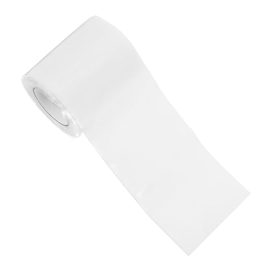 Healifty 5cm Wide Silicone Rubber Pipe Repair Tape 1 Meter White Waterproof Leak Sealant Tape for Hose and Water Pipe Repairs for Plumbing and Outdoor Use