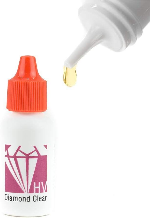 Glass Technology - DiamondClear Pit Filler PF - Auto Glass Repair Fluid for Fixing Star, Bullseye, & Combo Break - 15cc