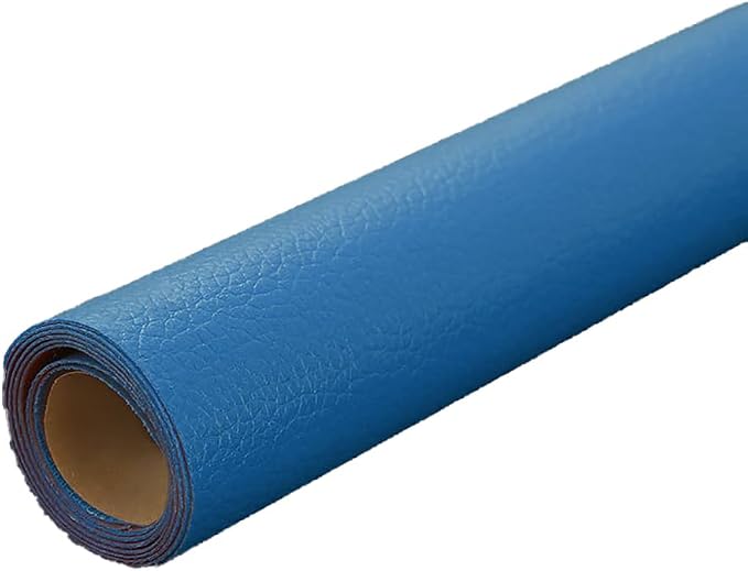 Dark Blue Leather Repair Patch, 53.9 x 19.6 Inch Self Adhesive Leather Repair Tape, Large Vinyl Leather Repair Kit for Furniture, Car Seats, Sofats, Couch, Office Chair