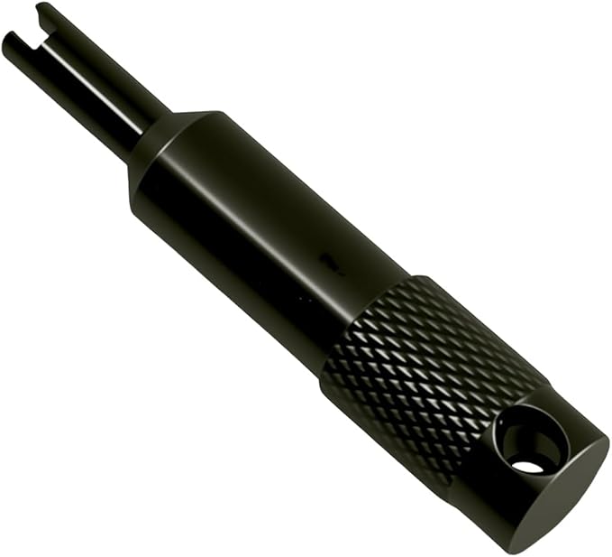 Premium Valve Core Removal Tool,Tire Valve Stem Tool for Car Motorcycle Bike Truck Tire Repair Install Tool for All Standard Valve Cores,Keychain Hole, Knurled Grip