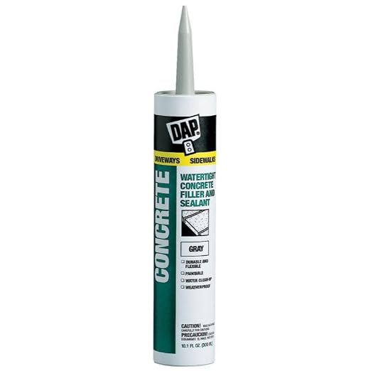 DAP 18096 10.1 oz, Gray Concrete & Mortar Filler & Sealant - Quantity 16