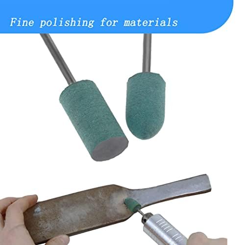 𝐋𝐮𝐨 𝐤𝐞 100 Pcs Rubber Polishing Kits, 1/8'' Shank Silicone Rubber Polishing Bits Buffing Tips Sets for Dremel Rotary Tools