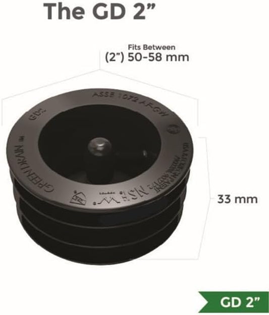 Waterless Trap Seal, 2 Inch