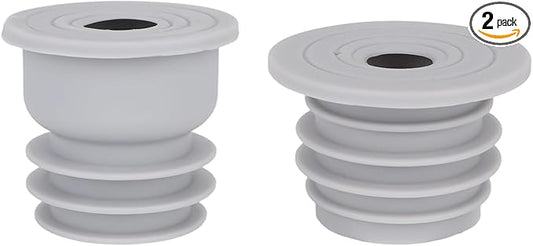 2pcs Washing Machine Drain Hose Seal, Silicone Washer Pipe Cover Plug Hose Adapter Sewer Drain Seal for Kitchen Sink Floor Pipe Bathroom Drainage Laundry Room