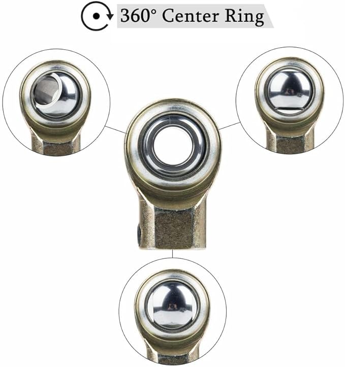 Clutch Rod Permanent Repair/Fix Heim Joint Kit Compatible with 1987-2010 Ford F150 F250 F350 F450 F550 Powerstroke Super Duty, Bronco