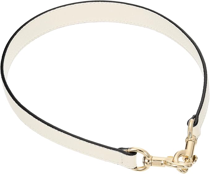 uxcell 25.59 Inch PU Leather Short Bag Strap with Clasp, Purse Handles Handbags Replacement Straps for Clutch Bag Underarm Bags, Beige, Gold Buckle