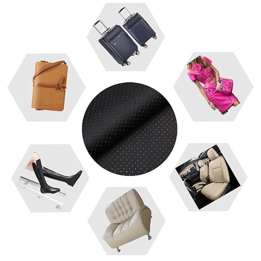 Leather Repair Patch Breathable Perforated Adhesive Self-Adhesive Repair Patch, Furniture Couch Car Seats Office Chairs Sofa Refurbished Patch 17.7x39.4 Beige 3