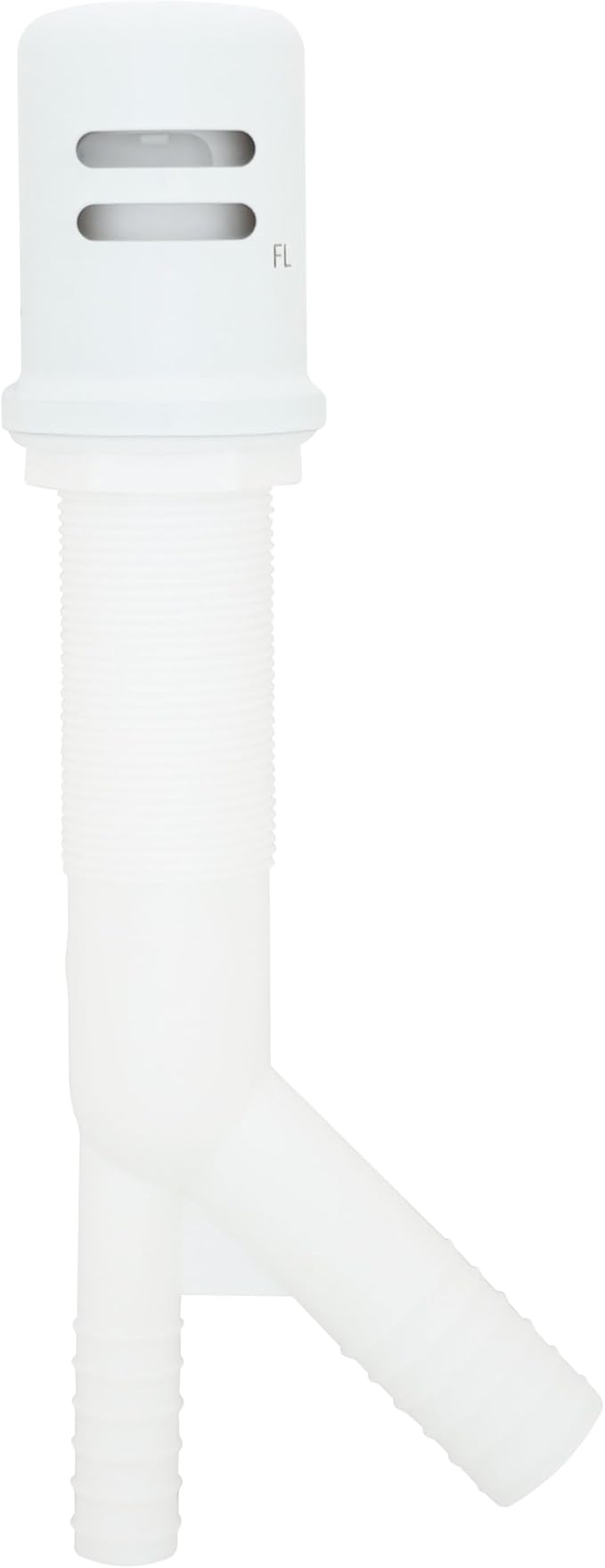 Westbrass D200-1-50-50 1-3/4" x 2-3/4" Solid Brass Air Gap Cap Kit, Skirted, Powder Coat White (50-Pack)