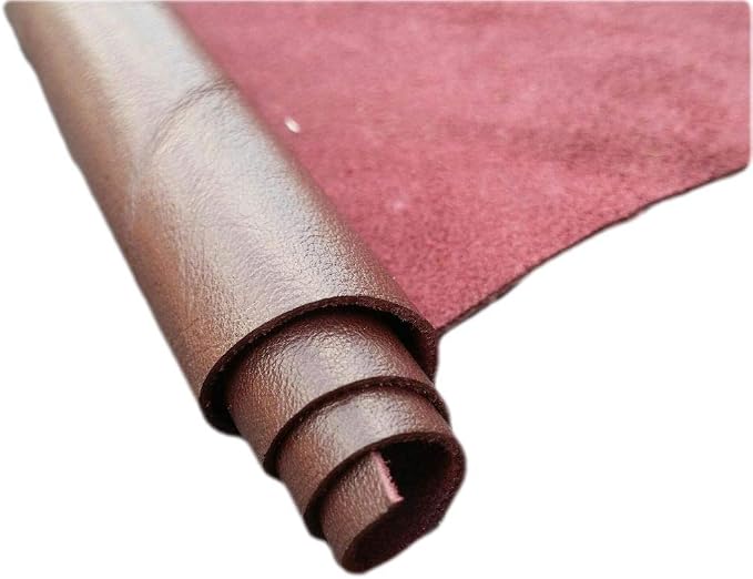REED Leather HIDES - Cow Skins (100 Square Foot, Burgundy) | Arts and Crafts