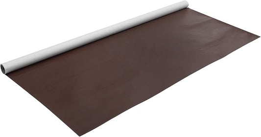 Self Adhesive Leather Repair Patch Strong Stickiness 39"x53.9" Leather Repair Tape PVC Faux Leather Deep Brown 1 Pcs