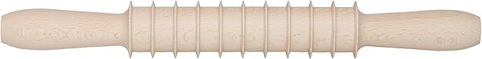 Fantes 14810 Pasta Pin, Beechwood, Made In Italy, 12", The Italian Market Original Since 1906