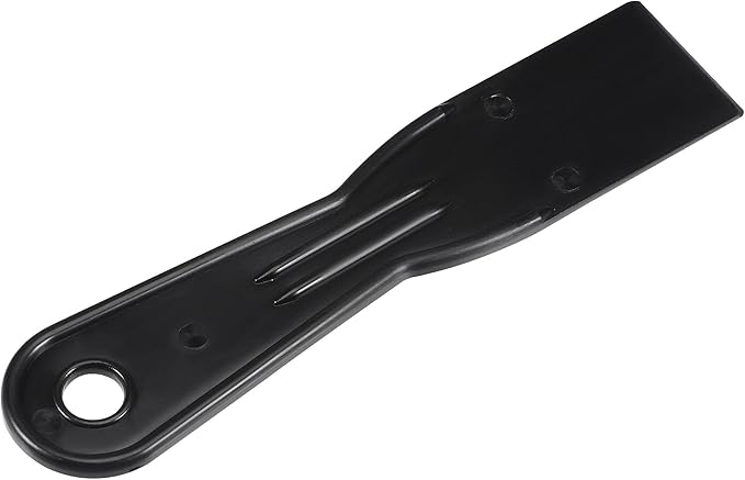 uxcell Putty Scraper 1.5" ABS Plastic Spatula Drywall Patch Repair Spreader Wall Covering Smoother Black 4Pcs