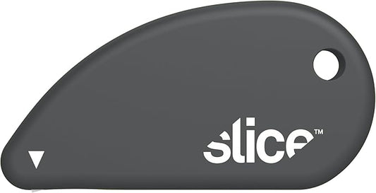 Slice Micro Safety Cutter | Safe Ceramic Box Cutter Lasting 11x Longer than Metal | Keychain Box Opener | 1 Pack | Millennial Gray